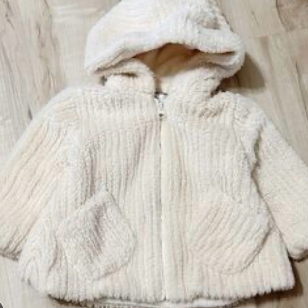 Chic Cream Kids Pea Coat